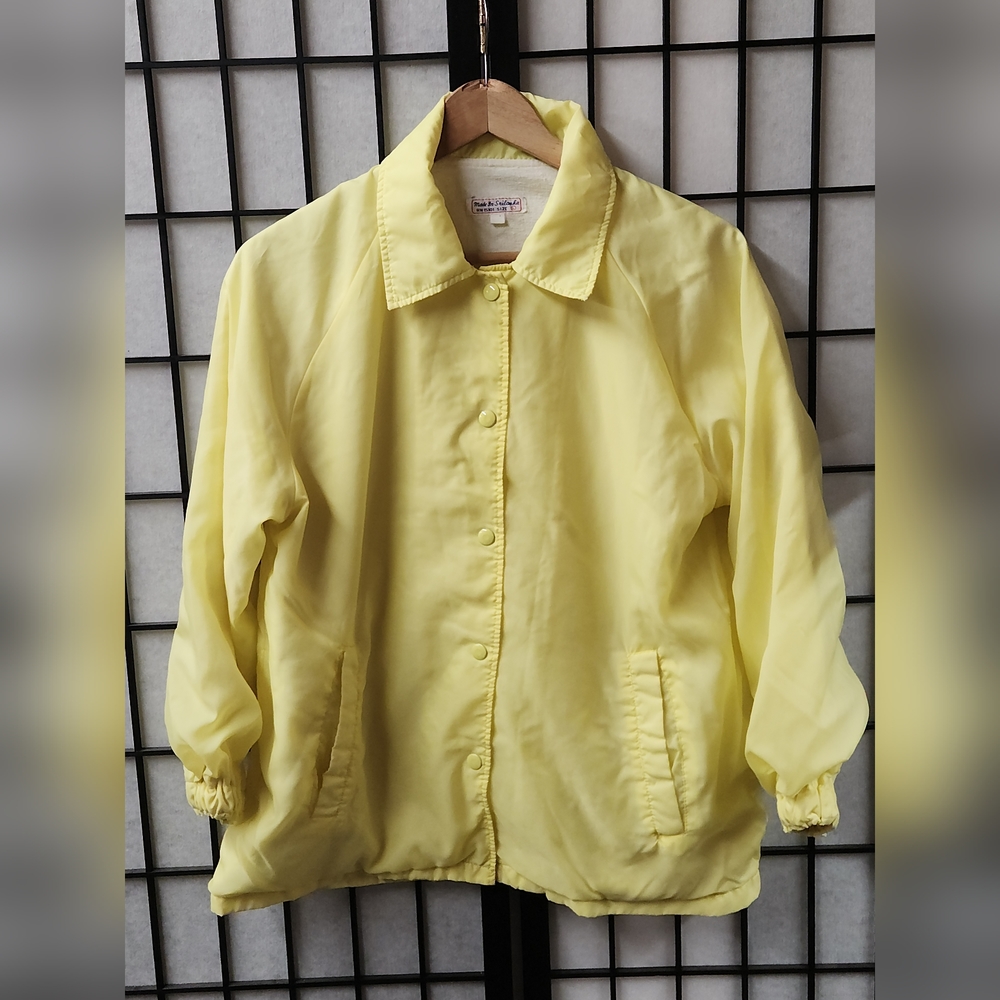 Yellow Vintage Windbreaker